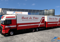 【付费泄漏】达夫 DAF XF 105 Bart De Vries改装卡车+挂车 模组包