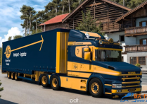  斯堪尼亚 T580 ASG Transport改装卡车+挂车 模组包 v2.0 [1.55]