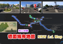 1比1独立地图：德国城市地图 NRW Map [1.55]