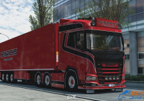 达夫DAF XG Heinrichs Thermoliner改装卡车+挂车 模组包