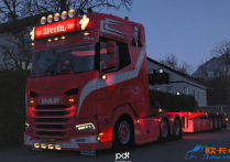达夫 DAF XG+ 530 Weeda Sopranos改装卡车+挂车 模组包