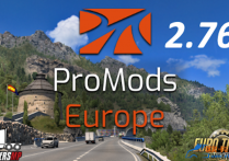 扩展地图：Promods 2.76 （欧洲+中东+大草原） [1.56]