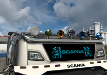 改装模组：斯堪尼亚灯光改装包Scania Light Pack v4.8