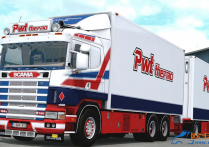 【付费泄漏】斯堪尼亚  164G 580 PWT thermo涂装卡车+挂车 模组包