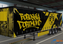 涂装模组：多特蒙德队徽皮肤 Borussia Dortmund Trailer Skin [1.55]