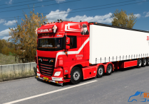 【付费泄漏】达夫DAF XF106 480 Weeda改装卡车+挂车 模组包 