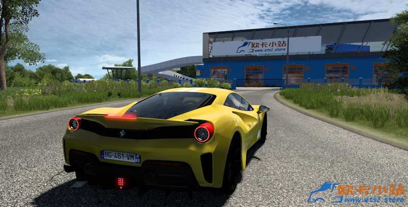 Ferrari 488 Pista-车尾.png