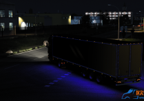 灯光模组：挂车彩色装饰灯带和侧面光效