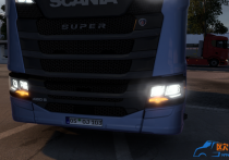 改装模组：斯堪尼亚RS系列卡车新款前大灯 New HeadLights