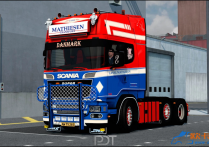 【付费泄漏】斯堪尼亚 R580 Mathiesen改装卡车+挂车 模组包 [1.60]