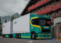斯堪尼亚 R650 Leo Robertz KG改装卡车+挂车 模组包