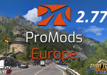 扩展地图：Promods 2.77（欧洲）[1.57]