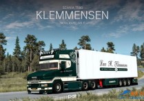 【付费泄漏】斯堪尼亚 T580 Klemmensen改装卡车+挂车 模组包 [1.55]