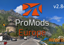 扩展地图：ProMods 欧洲 Europe V2.84 [1.61]