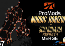 地图MOD：北欧地平线DLC  ProMods补丁