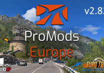 扩展地图：ProMods 欧洲 Europe V2.83 [1.60]