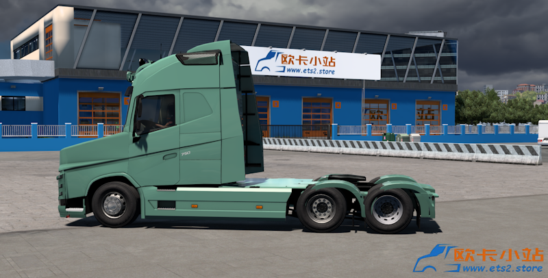Volvo NH16 长头卡车-侧面.png