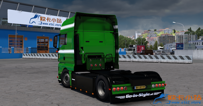 曼恩 TGX E6 Den Haag Transporte 改装卡车-车尾.png