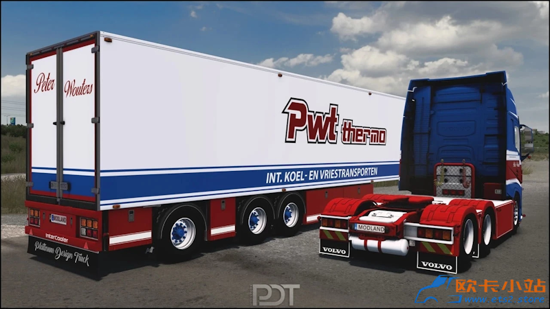 沃尔沃 FH4 PWT thermo涂装卡车-车尾.png