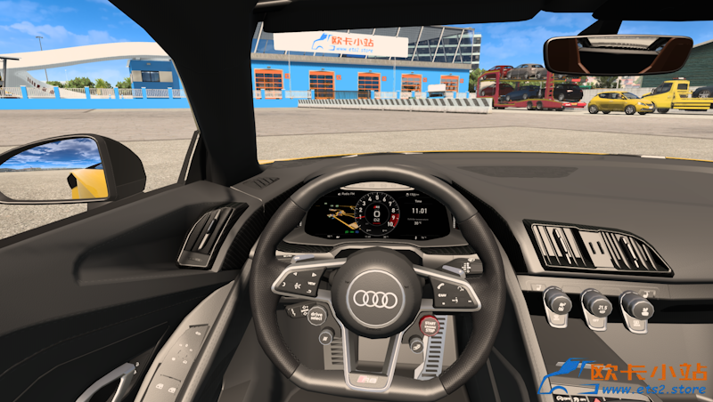 奥迪 R8 V10 plus-车尾-驾驶舱.png